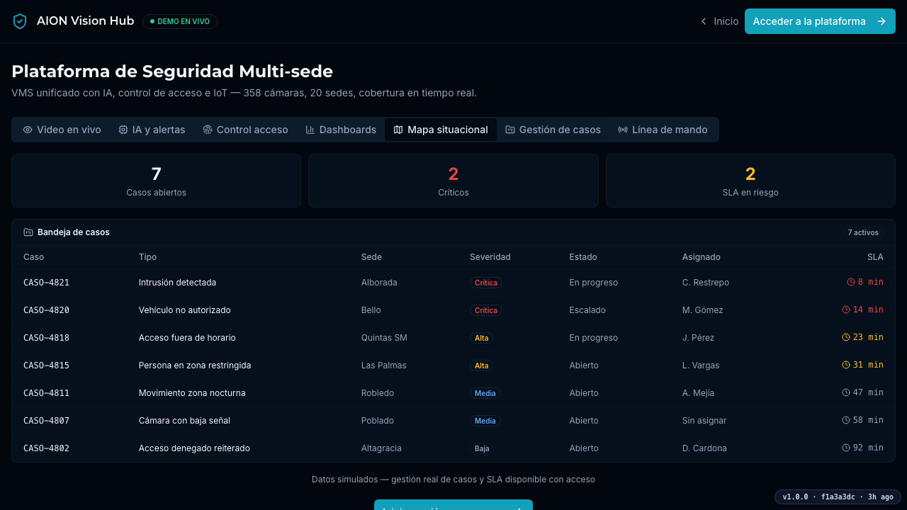 CASE MANAGEMENT · AION demo